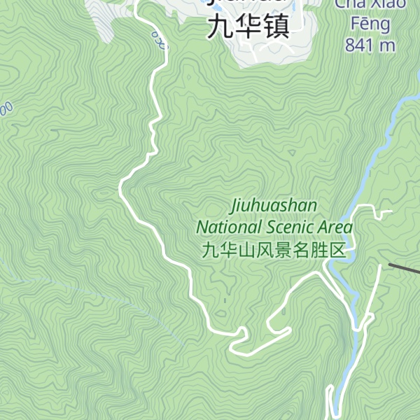 Map of Fúróngfēng