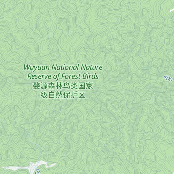 Map of Wéngōng Shān