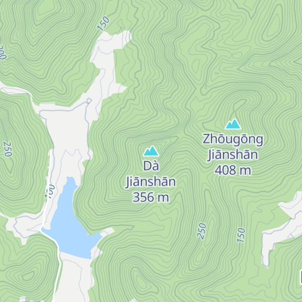 Map of Dà Jiānshān