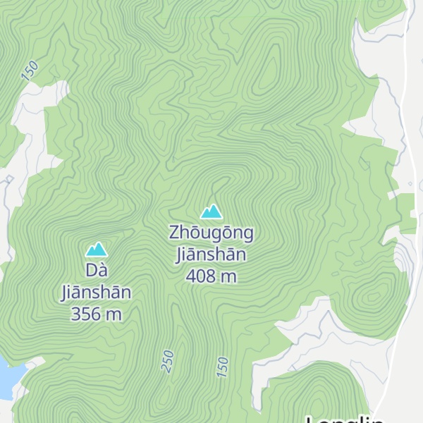 Map of Zhōugōng Jiānshān