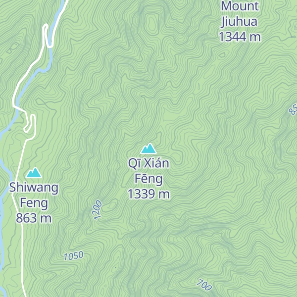 Map of Qī Xián Fēng
