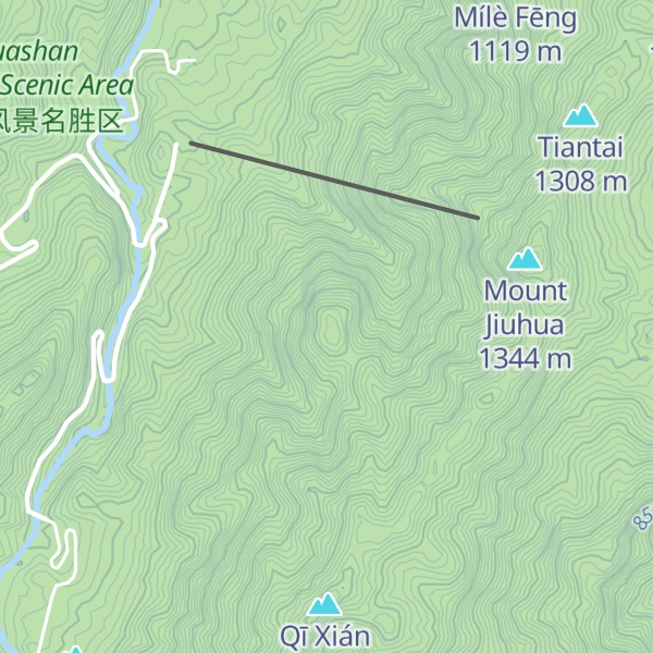 Map of Bōyú Fēng