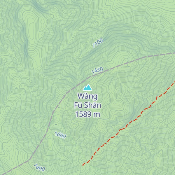 Map of Wàng Fū Shān