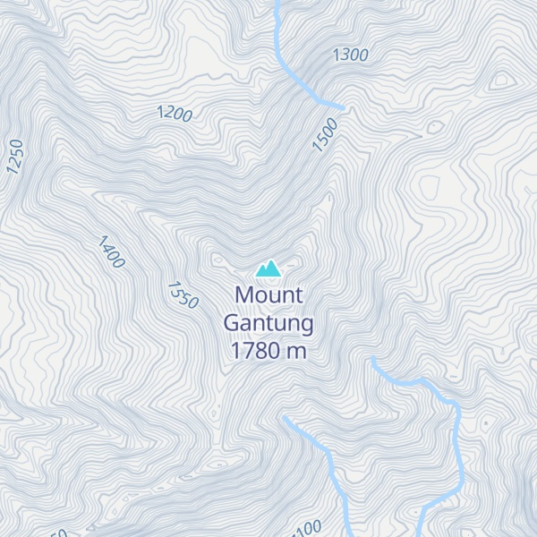 Map of Mount Gantung