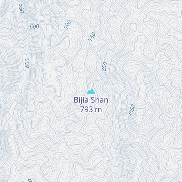 Map of Bijia Shan