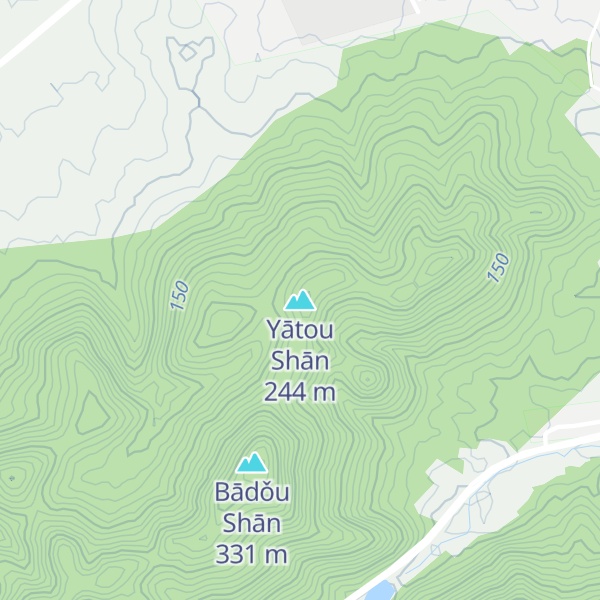 Map of Yātou Shān