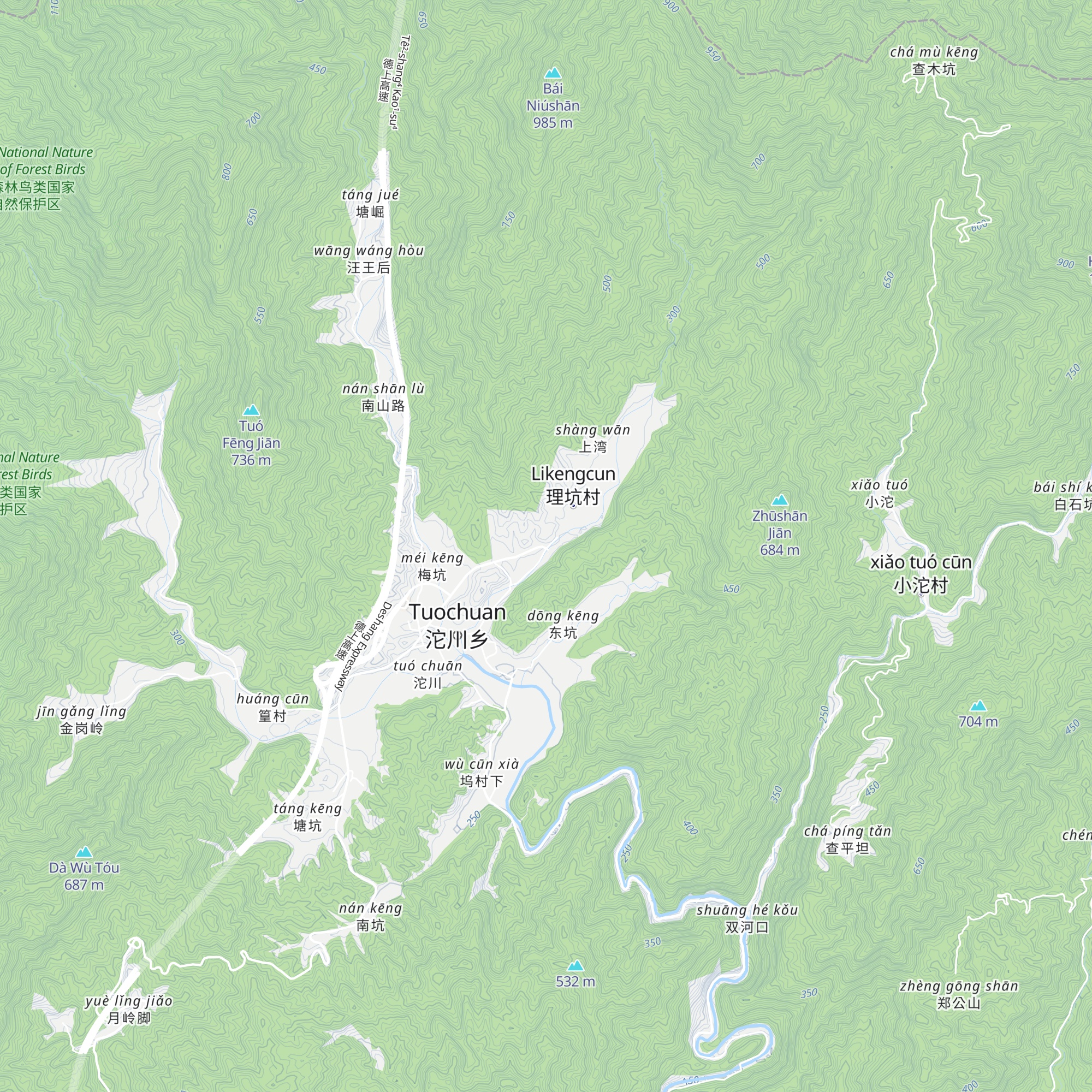 Lǐ Kēng Shòupiàochǔ map