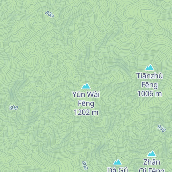 Map of Yún Wài Fēng