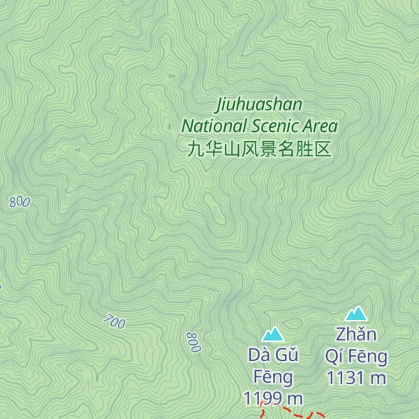 Map of Bì Luó Fēng