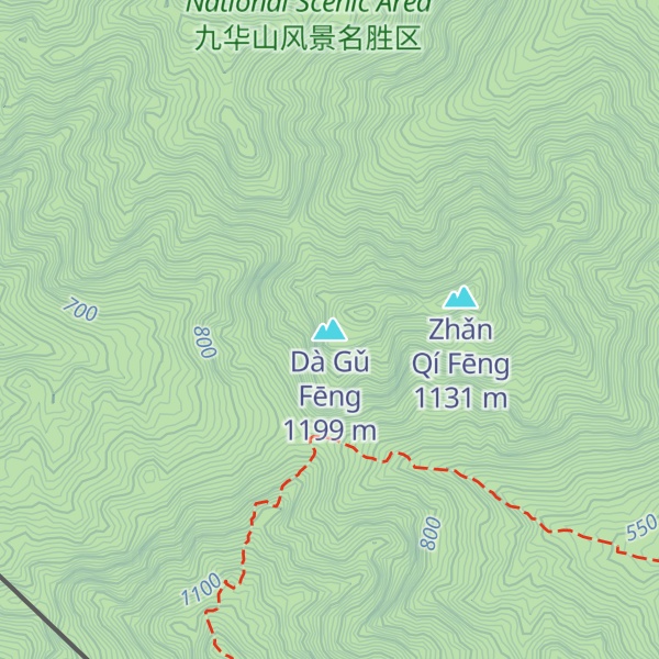 Map of Dà Gǔ Fēng
