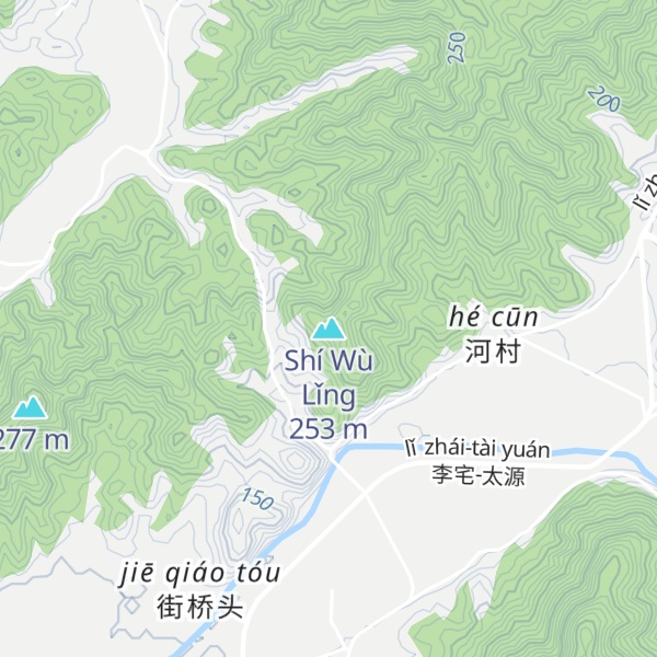 Map of Shí Wù Lǐng