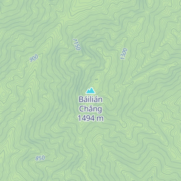 Map of Báilián Chǎng