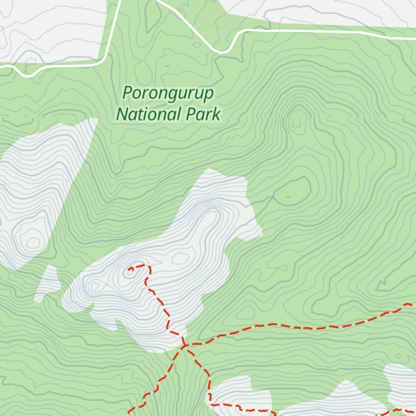 Map of Gibraltar Rock
