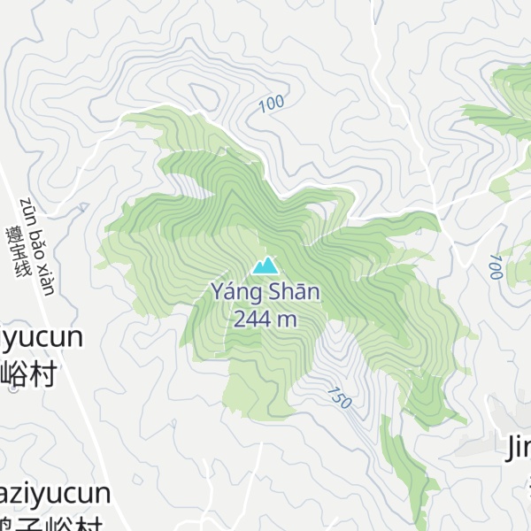 Map of Yáng Shān