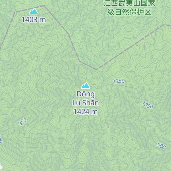 Map of Dōng Lù Shān