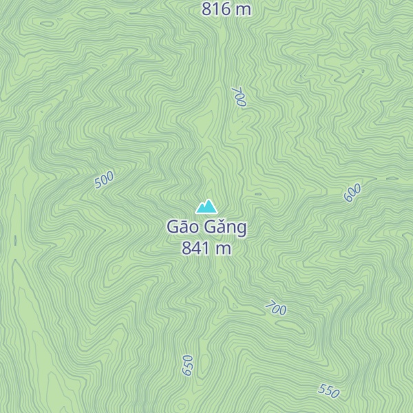 Map of Gāo Gǎng