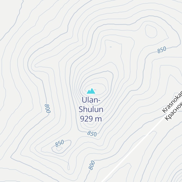 Map of Ulan-Shulun