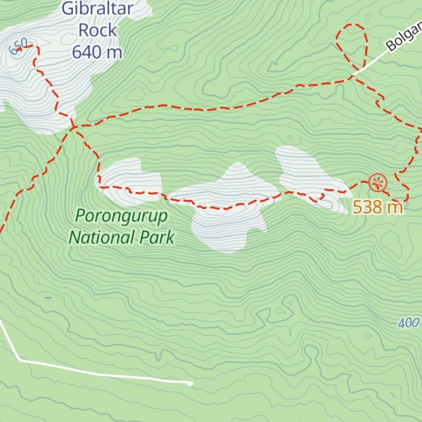 Map of Nancy Peak