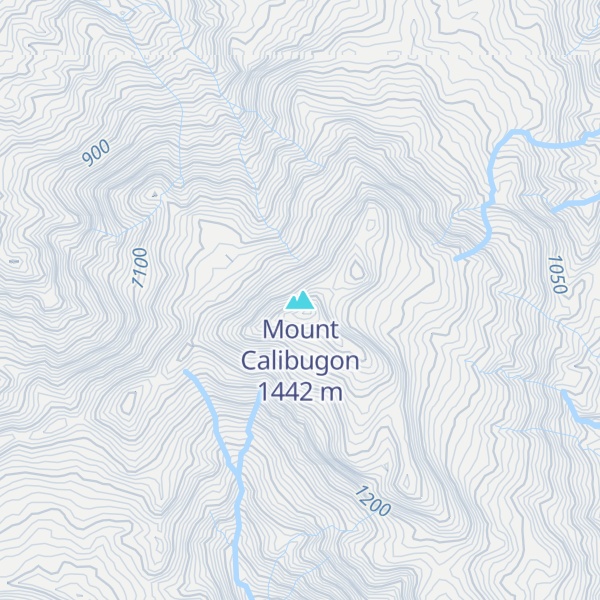 Map of Mount Calibugon