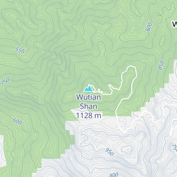 Map of Wutian Shan