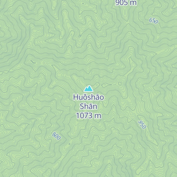 Map of Huǒshāo Shān