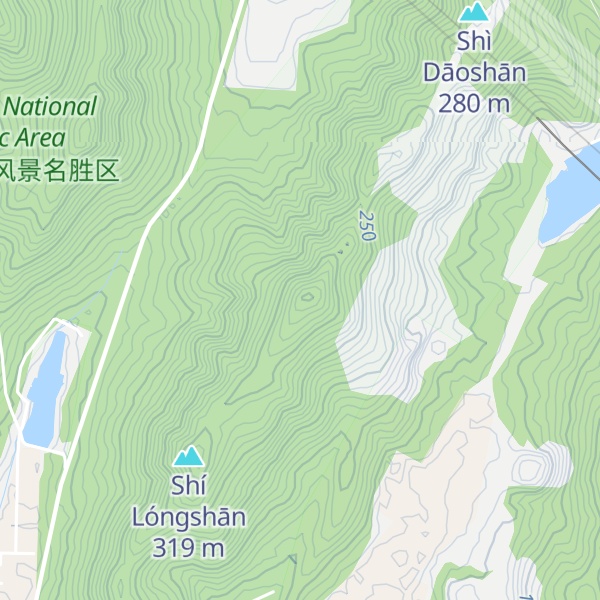 Map of Dà Jiānshān