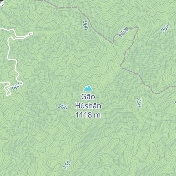 Map of Gāo Húshān
