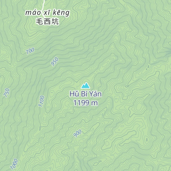Map of Hǔ Bí Yán