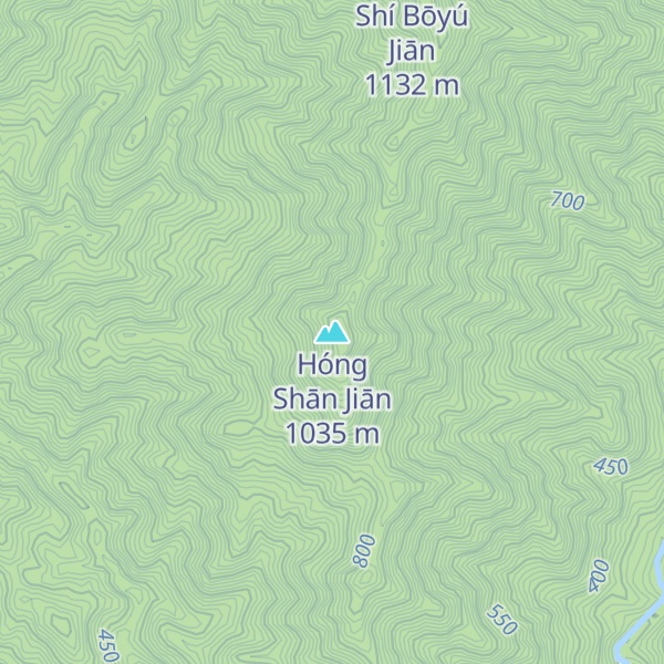 Map of Hóng Shān Jiān