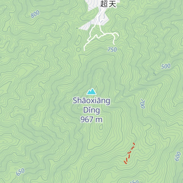 Map of Shāoxiāng Dǐng