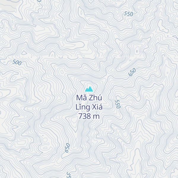 Map of Mǎ Zhú Lǐng Xiá