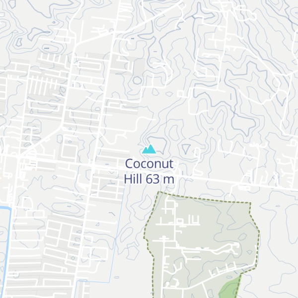 Map of Coconut Hill