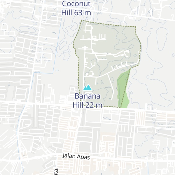 Map of Banana Hill