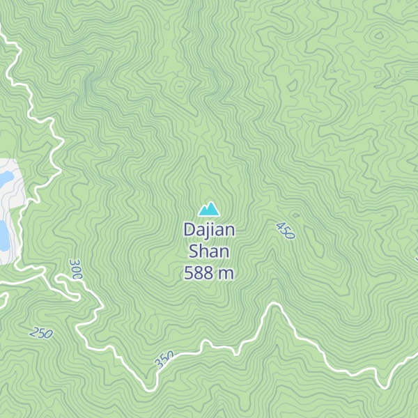 Map of Dajian Shan
