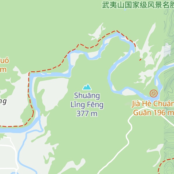 Map of Shuāng Lǐng Fēng