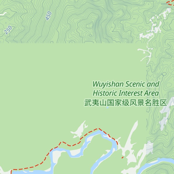 Map of Tianhu Peak
