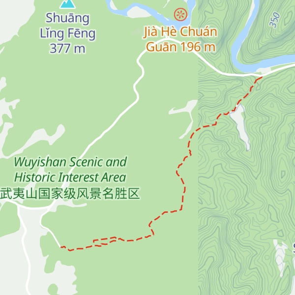 Map of Huxiao Cliff