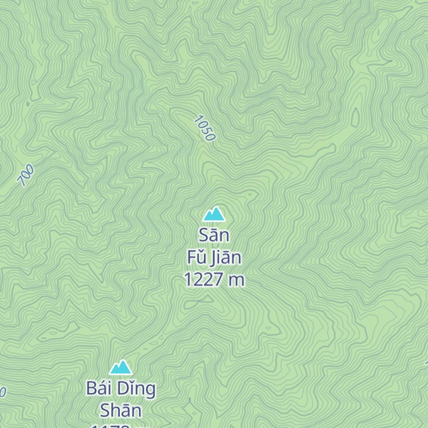 Map of Sān Fǔ Jiān