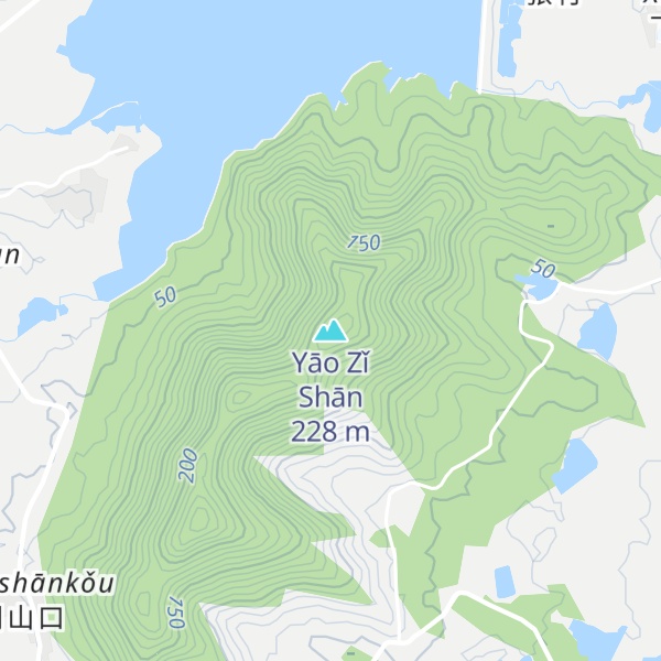 Map of Yāo Zǐ Shān