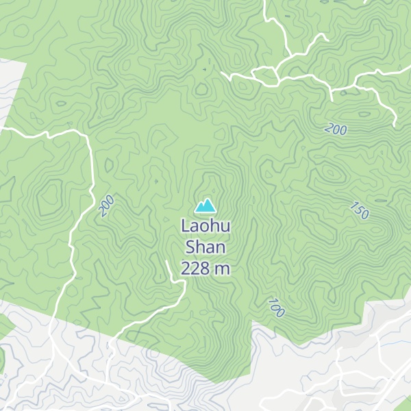 Map of Laohu Shan