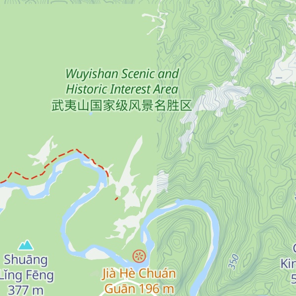Map of Tianyou Peak