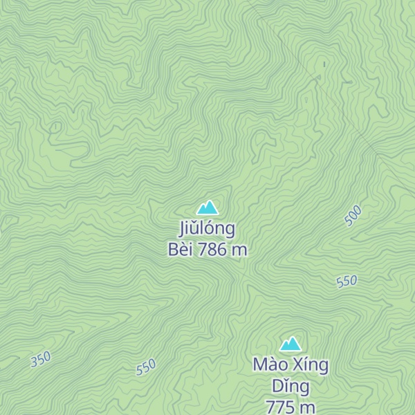 Map of Jiǔlóng Bèi