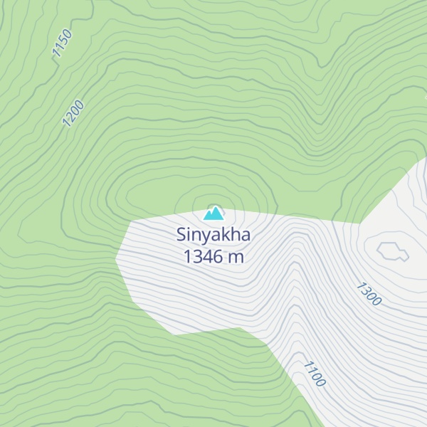 Map of Sinyakha
