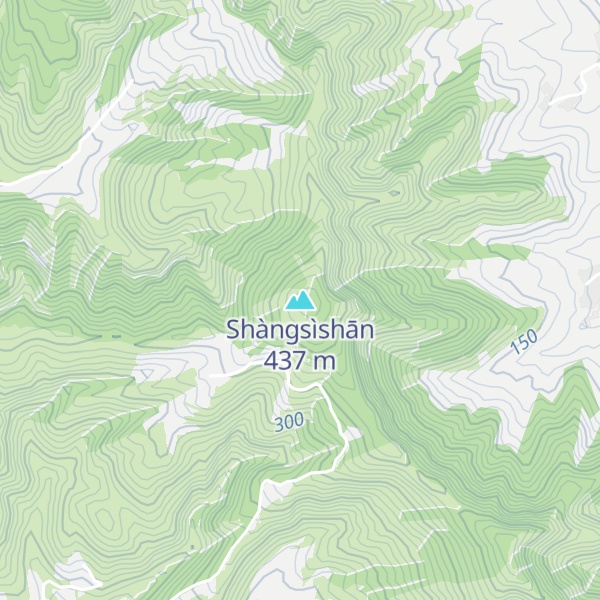 Map of Shàngsìshān