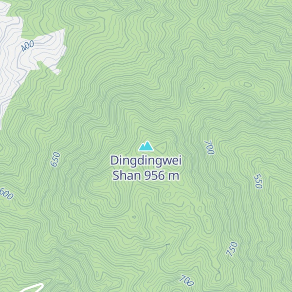 Map of Dingdingwei Shan