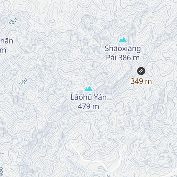 Map of Lǎohǔ Yán