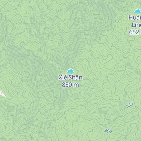 Map of Xié Shān