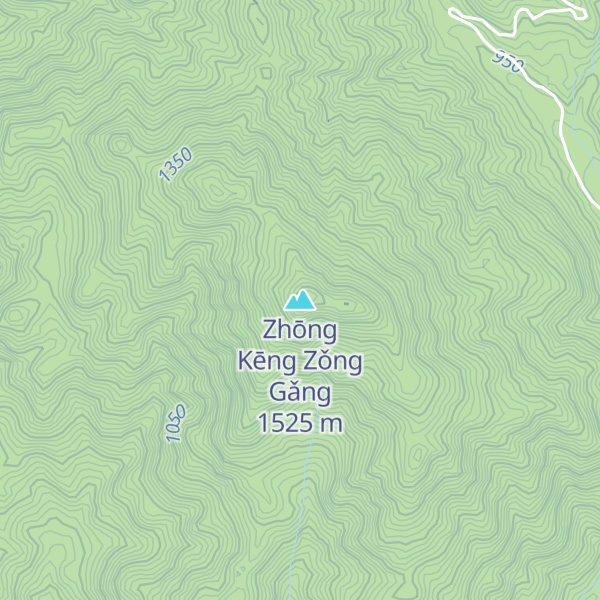 Map of Zhōng Kēng Zǒng Gǎng