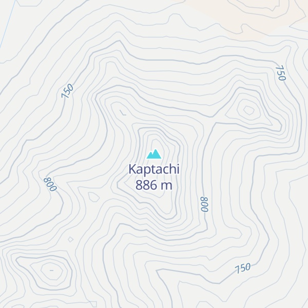 Map of Kaptachi