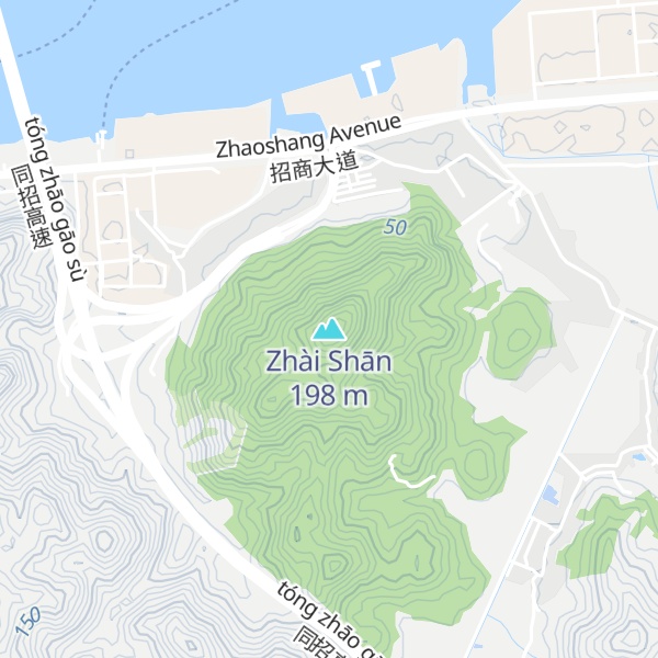 Map of Zhài Shān